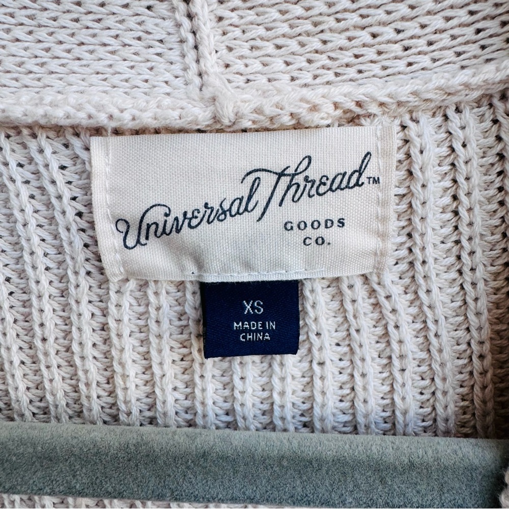 Nwot Universal Thread Open-Front Knit Cotton Card… - image 6